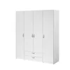 Image de Armoire VARIA Décor 4 portes battantes 2 tiroirs L 160 H 185 P 51 cm PARISOT B