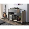 Image de Meuble rangement vinyle GAMI Platine Style urbain Décor chene L 115 P 40 H 81