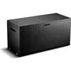 Image de TOOD Malle coffre de rangement en résine 350 L 120 52 60 cm anthracite Gris