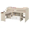 Image de Lit combiné enfant Parisot ZOLA 90 200 cm 2 portes Avec bureau Décor acacia clair et