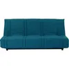 Image de Banquette clic clac 3 places canard 100% coton L 193 P 92 cm LENA Bleu