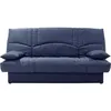 Image de Clic clac 3 places THELMA Tissu Soro foncé Couchage 125 190 cm L190 P92 H96 cm Bl