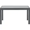 Image de Table de jardin e tensible rectangulaire 6 a 10 personnes Structure aluminium Plateau ve
