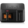 Image de Friteuse Electrique sans huile BODUM Double compartiment 3 2L et 5 1L 2700 W Noir
