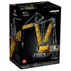 Image de Lego 42146 grue sur chenilles jaune lr 13000 liebherr - collection engin chantier technic - set construction adulte + carte
