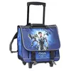 Image de Cartable Max steel 38cm à roulettes bleu
