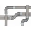 Image de Raccord extensible évacuation MULTICOUDE - Extensible 270 à 650 mm - Ø 100 mm Femelle/Fem