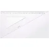 Image de Equerre graduée 60° 2 bords anti-taches 30 cm - graph it