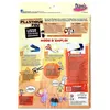 Image de Plastique fou - 7 feuilles métallisées argentées - Diam's