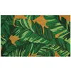 Image de Tapis Coco Naturel Feuilles 45x75cm
