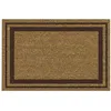 Image de Tapis Coco Naturel 40x60cm àpaisseur 15 Mm Bord Marron