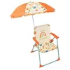 Image de Chaise pliante enfant FUN HOUSE Fruity's 53×39×39 cm Parasol Ø65 cm
