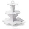 Image de présentoir 3 étages blanc 34 cm - artifetes 10384