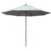 Image de Parasol en bois 300 cm avec manivelle Holly ecru