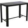 Image de Proloisirs - Table haute d'extérieur en aluminium Eos 140 cm