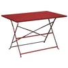 Image de Gueridon 110x70 Cm Cuba Rouge