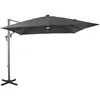 Image de Alizé - Parasol déporté en aluminium 2.7 m avec leds gris
