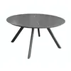 Image de Table de jardin ronde Seven en aluminium - graphite 150 cm