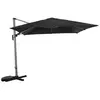 Image de Parasol Deporte 3x3 M Lb Orien. Bois Flotte Mât Gris/toile Grise