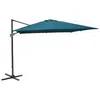 Image de Set d'ombrage complet (1 parasol déporté NH 3x3 + 1 housse + 1 lestage) - bleu