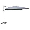 Image de Parasol déporté PROLOISIRS 3x3 Gris, rotation 360°, 8 positions