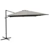 Image de Parasol déporté PROLOISIRS NH 3x3 m taupe 360° toile inclinable
