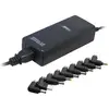 Image de Exertis Connect Adaptateur secteur universel pour ordinateur portable 90 W (90 W), Alimentation pour notebook, Noir