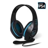 Image de casque gaming avec microphone pro-sh5 pour PS4 bleu et noir