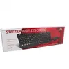 Image de Suza Advance Starter wireless Combo - Ensemble clavier et souris - sans fil - 2.4 GHz - AZERTY - Français - noir