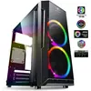 Image de Spirit Of Gamer Boitier Mini Tour Micro Atx Deathmatch 3 RGB Avec Panneaux Vitrés (Noir) (mATX), Boîtier PC, Noir
