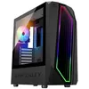 Image de Suza Spirit of Gamer INFINITY - Medium tower - ATX - panneau latéral fenêtré (acrylique) - pas d'alimentation (ATX / EPS) - foncé - USB/Audio/Mic