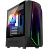 Image de Spirit Of Gamer Boitier Moyen Tour Atx Infinity RGB Avec Panneaux Vitrés (Noir) (ATX, mATX, Mini-ITX), Boîtier PC, Noir