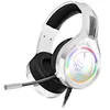 Image de SPIRIT OF GAMER - PRO H8 | Casque Gaming Blanc Filaire RGB avec Micro | Compatible PS5, PS4, Xbox, Switch & PC | Son Audio Stéréo 2.0 | Sotie USB et Jack | Coussinet en Simili-Cuir & Arceau Ajustable