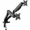 Image de Advance SUPPORT DOUBLE ÉCRAN À FIXER MECAMOUNTS DE 17 À 32 (18KG MAX) (NOIR) (Tables, 32", 18 kg), Support de moniteur, Noir