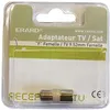 Image de Adaptateur Fiche Satellite Femelle/ Tv Femelle 9.52mm S/cart