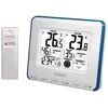 Image de La Crosse Technology - WS6812 Station Météo avec Phases de Lune, Alertes de Température et Indice de Chaleur - Bleu