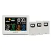Image de Station météo La Crosse Technology WS6204 Radio-Pilotée avec 3 capteurs thermo-hygro Blanc