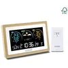 Image de La Crosse Technology Station météo colorée contour bois WS6283