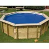 Image de Bâche à bulle pour piscine octogonale rectangulaire 350x650 cm