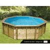 Image de Piscine bois Océa 5,80 x 1,30 m - Liner beige - Ubbink
