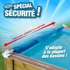 Image de Enrouleur de bâche à bulles pour piscine - modèle ECO - (Largeur maxi 4,70 m)