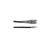 Image de Yellow Cable Cordon 1 Jack Stéréo 3,5 Mm 2 Rca 3 M