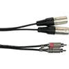 Image de Yellow Cable Cordon 2 XLR 2 RCA 3 M