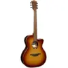 Image de Lâg Tramontane 118 - Guitare folk électroacoustique - Auditorium cutaway - Brown shadow