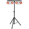 Image de Algam Lightning Stage Bar - Projecteur LED sur pied et pédalier - 4 têtes