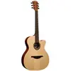 Image de Lâg Guitars LG Tramontane T70A Auditorium (Guitare western, Acajou, Bois brun, Épicéa de Sitka, Érable, Graphite), Guitare