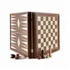 Image de Coffret echecs backgammon ECHECS BACKGAMMON 41CM NOYER MANOPOULOS Bois Multicolore