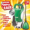 Image de POMPE VIDE CAVE EAUX CHARGEES 1100W INOX AVEC FLOTTEUR