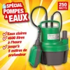Image de POMPE VIDE CAVE EAUX CLAIRES 250W AVEC FLOTTEUR