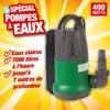 Image de POMPE VIDE CAVE EAUX CLAIRES 400W AVEC FLOTTEUR INTEGRE